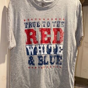 Patriotic T-Shirt - Red, White & Blue
